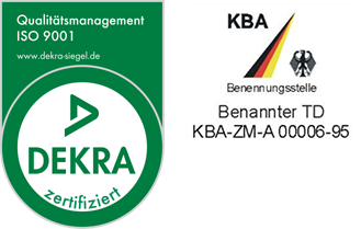 Zertifikat ISO 9001 - Qualitätsmanagement und KBA